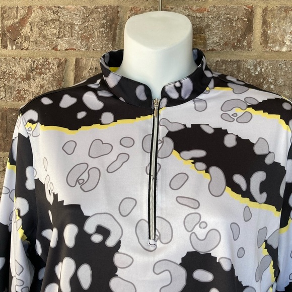 NWOT Simplicite by Jamie Sadock Women's Long Sleeve Top Golf 1/4 Zip size M - Picture 4 of 9